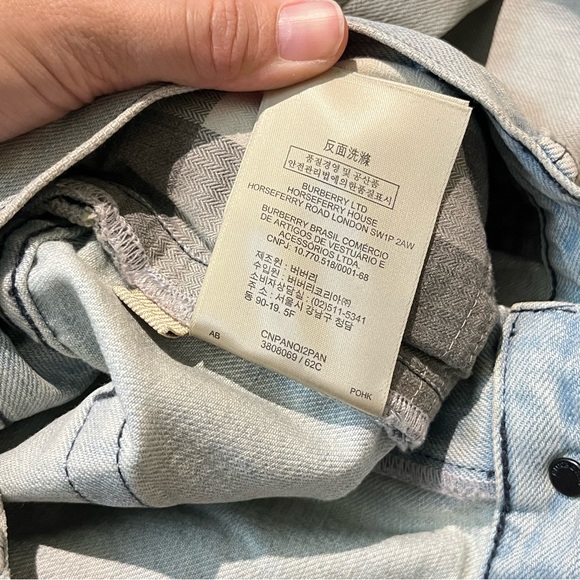 Burberry Brit Steadman Slim Fit Button Fly Jeans - Men's Size 36 X 28 - Blue - Picture 12 of 16